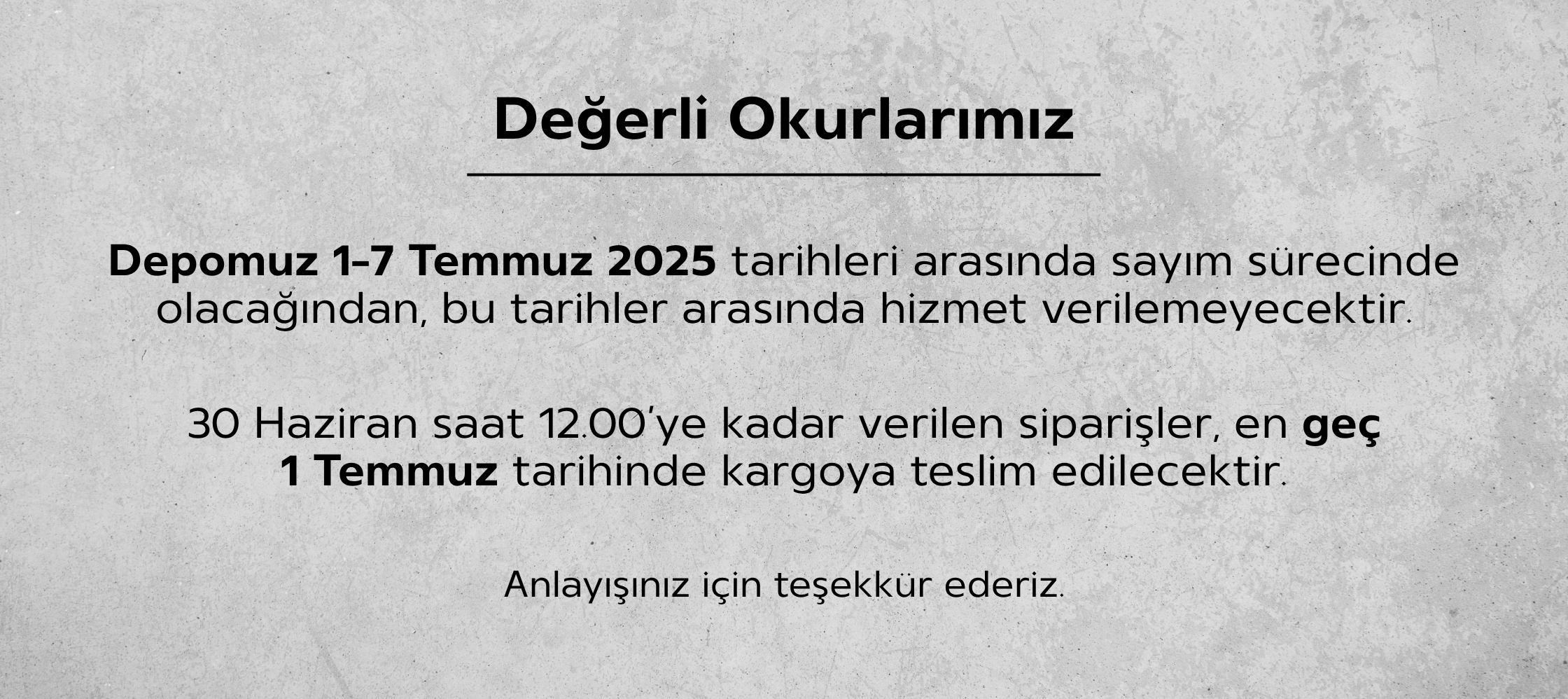 Bilgilendirme